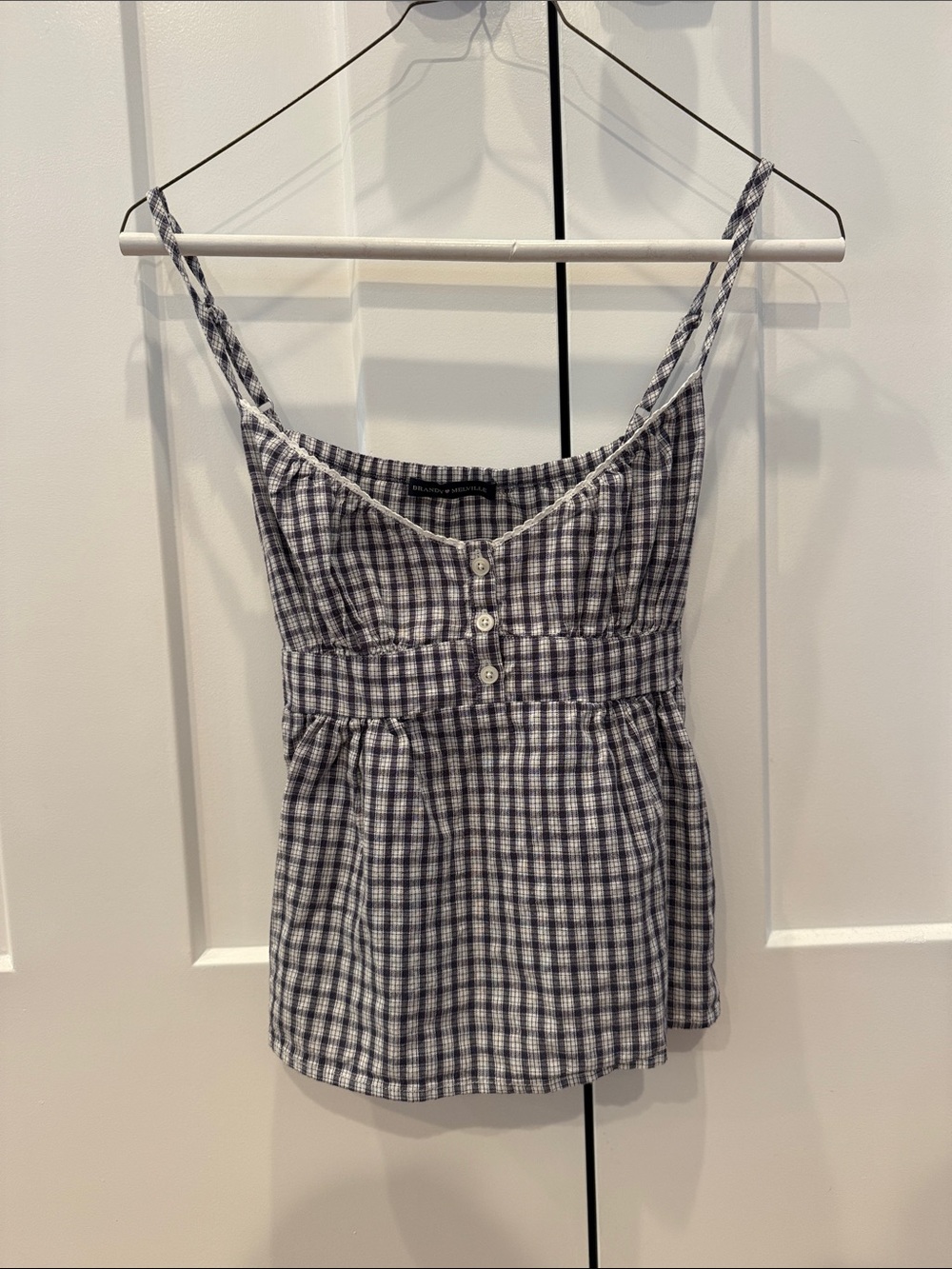 brandy melville gingham tank